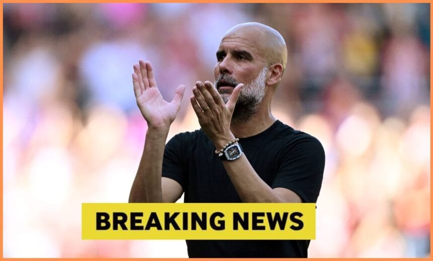 Man City manager Pep Guardiola