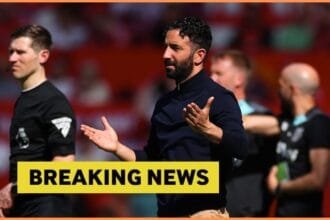 Man United manager Ruben Amorim