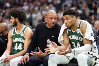 Doc Rivers reveals one player he and Giannis Antetokounmpo love to watch during the Bucks season.