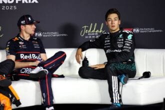 George Russell reveals that Mercedes will be discussing with Max Verstappen: "That's normal."