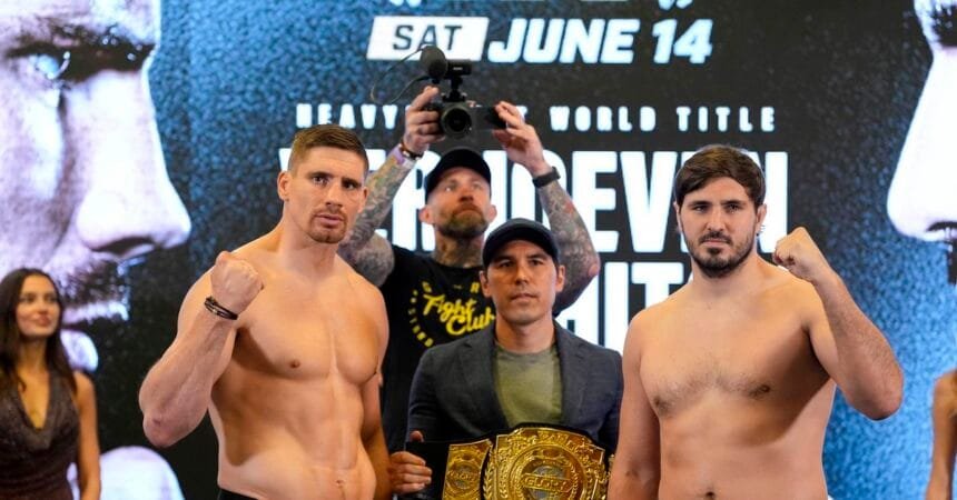 Glory 100 Results: Verhoeven vs. Vakhitov