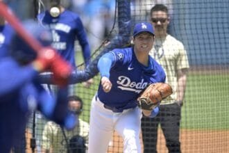 Hei ohtani pitching update following Dodgers' second live BP