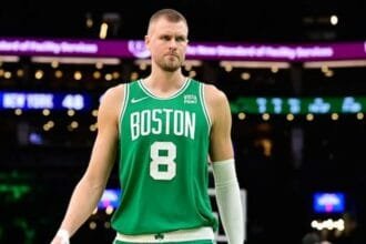 Kristaps Porzingis Celtics pic