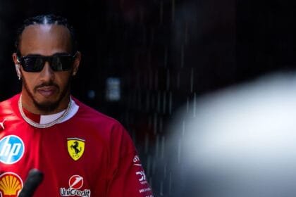 Lewis Hamilton apologized to the Sky Sports F1 interviewer.