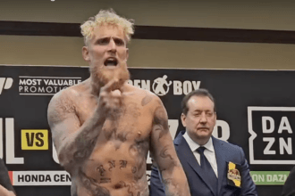 Paul vs. Chavez Jr. Weighing results: Jake Paul, Julio Cesar Chavez Jr.