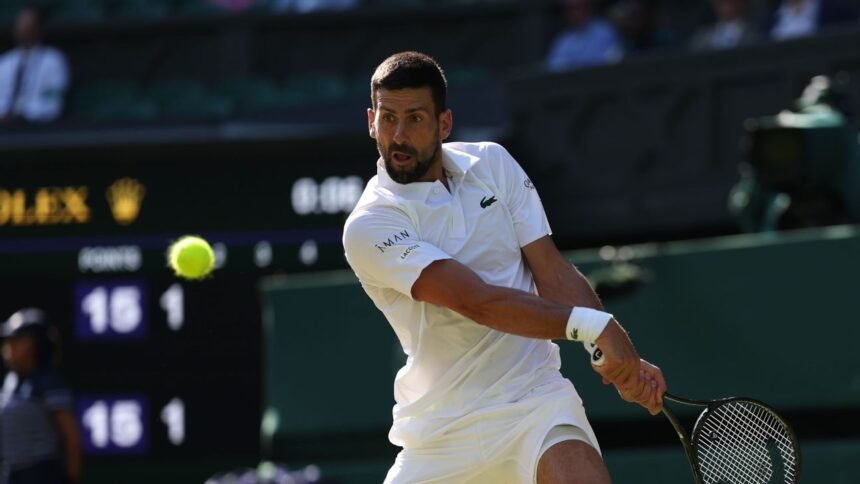 Novak Djokovic: "Hopefully" isn't my last match at Wimbledon