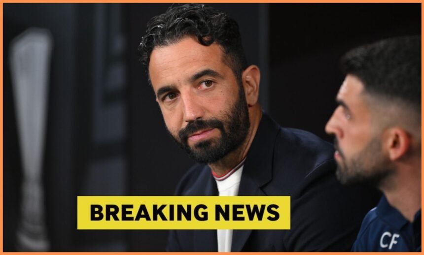 Man United manager Ruben Amorim