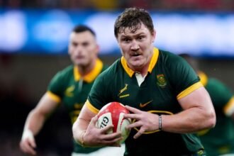 Jasper Wiese of Springboks handed over four game suspension for the headbutt