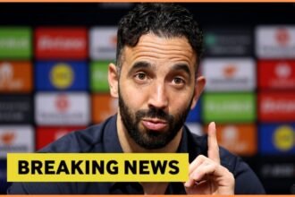 Man United manager Ruben Amorim