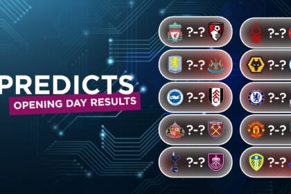 AI predicts all scores to open the weekend of the 25/26 Premier League season