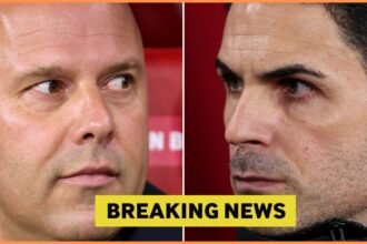 Arne Slot and Mikel Arteta