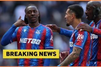 Eberechi Eze in action for Crystal Palace