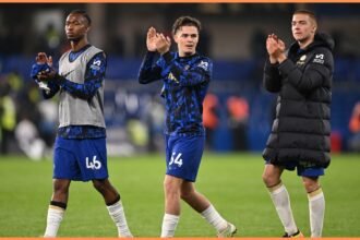 Alfie Gilchrist with Chelsea in May 2024