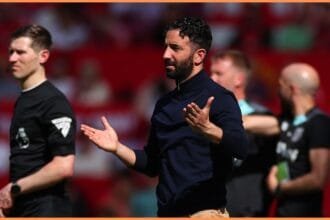 Man United manager Ruben Amorim