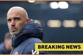 Chelsea manager Enzo Maresca looks on