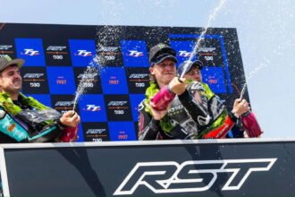 Davy Todd wins solo crown at the 2025 Southern 100, with Michael Dunlop winning in Supersport