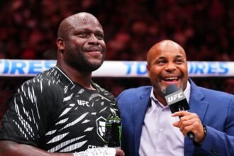 Derrick Lewis explains the postwar urination celebration at UFC Nashville: 'f*ck' em'