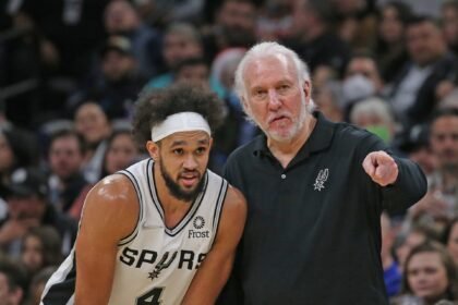 Derrick White reveals how Greg Popovich told him he would be traded with the Celtics, which wasn't unusual for Pop