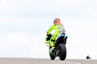 Germany's surprise Friday motogp pacesetter says it's "only good for photos"