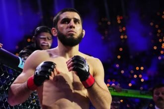 Islam Makhachev responds to Ilia Topuria and jumps him in the UFC rankings and teases the date of the next fight