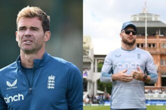 James Anderson and Brendon McCullum