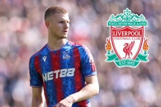 Liverpool target Adam Wharton in action for Crystal Palace