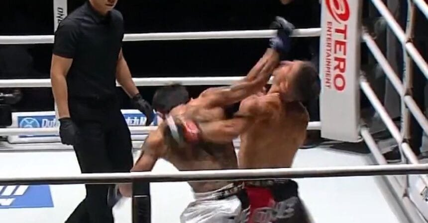 Missed Fist: Gingsanglek destroys opponent with a disgusting spinback fist knockout