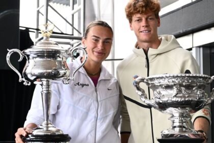 No. 1S Jannik Sinner and Aryna Sabalenka lead us with open entry list
