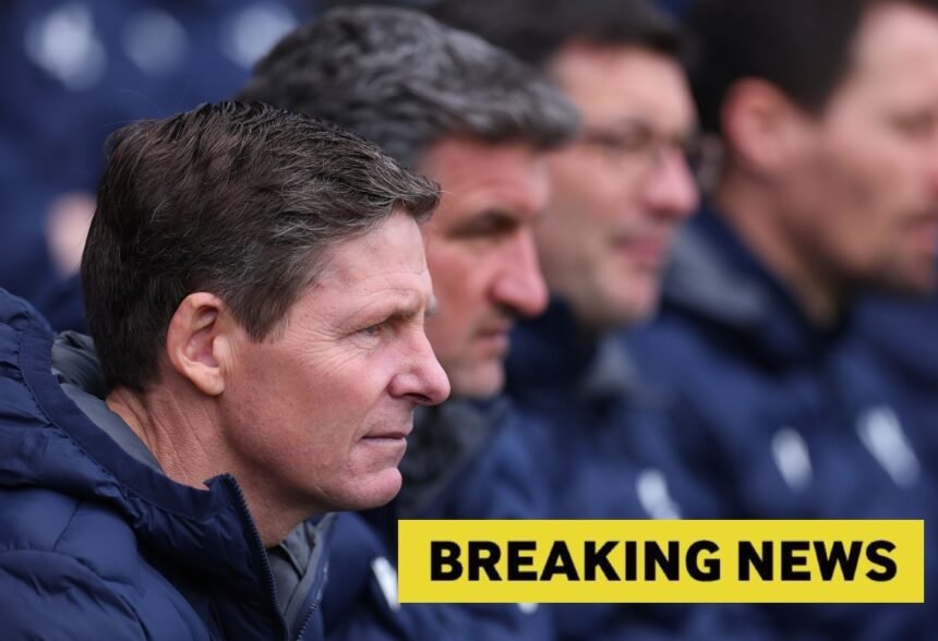 Oliver Glasner and his coaching staff