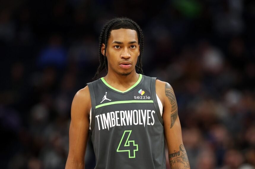 Rob Dillingham responds instantly to Joan Bellinger's sensational Timberwolves debut.