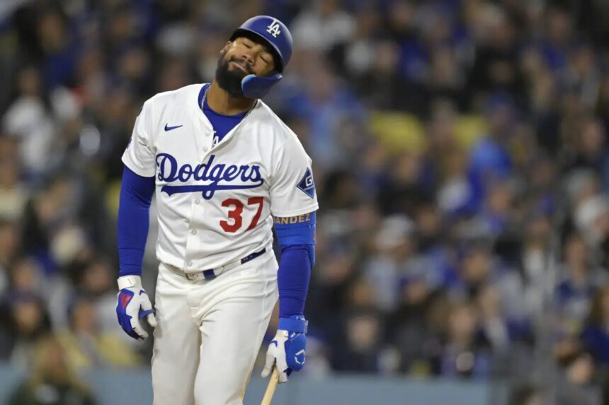 Dodgers' Tescal Hernandez plays with an injury in LA.