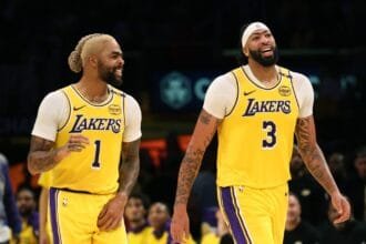 The Mavericks sign Dangelo Russell in a major free agency move, triggering a mixed reaction to Anthony Davis' reunion