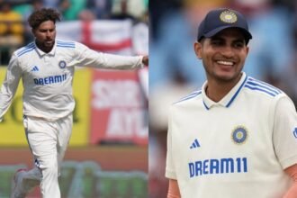 Kuldeep Yadav and Shubman Gill