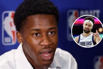 VJ Edgecombe said Klay Thompson gave him important advice ahead of the NBA draft, "The Main Thing...".