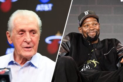 Zach Lowe says that Pat Riley and the Miami Heat had a "look in the mirror" moment during Kevin Durant's trade talk, which was unsuccessful