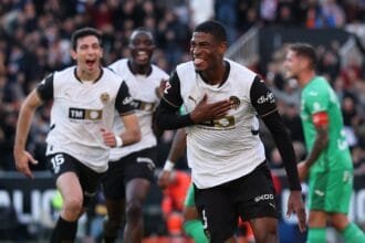 Cristhian Mosquera of Valencia CF