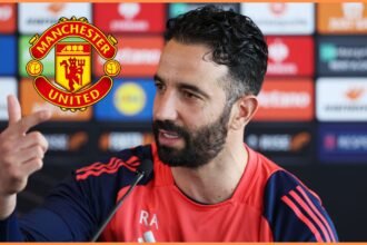 Man United manager Ruben Amorim