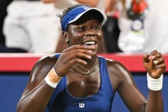 Victoria Boko gathers at the Montreal Finals to play Naomi from Osaka