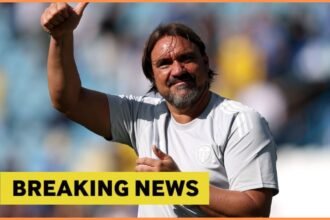 Leeds United manager Daniel Farke