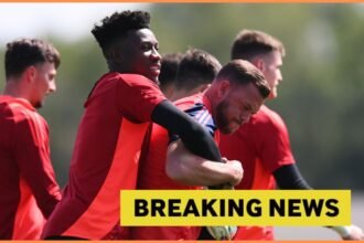 Andre Onana in Manchester United training