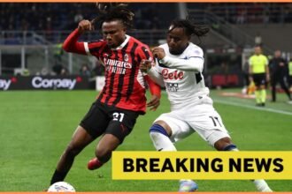 Ademola Lookman in action for Atalanta against AC Milan