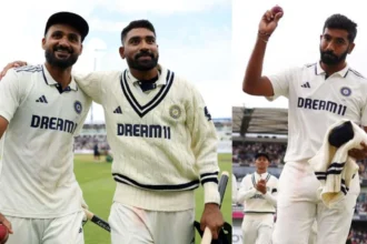 Akash Deep Mohammed Siraj Jasprit Bumrah