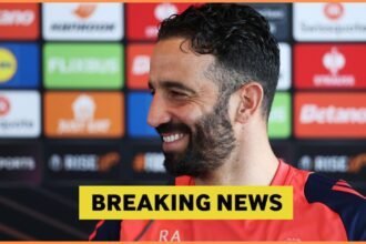 Man United manager Ruben Amorim