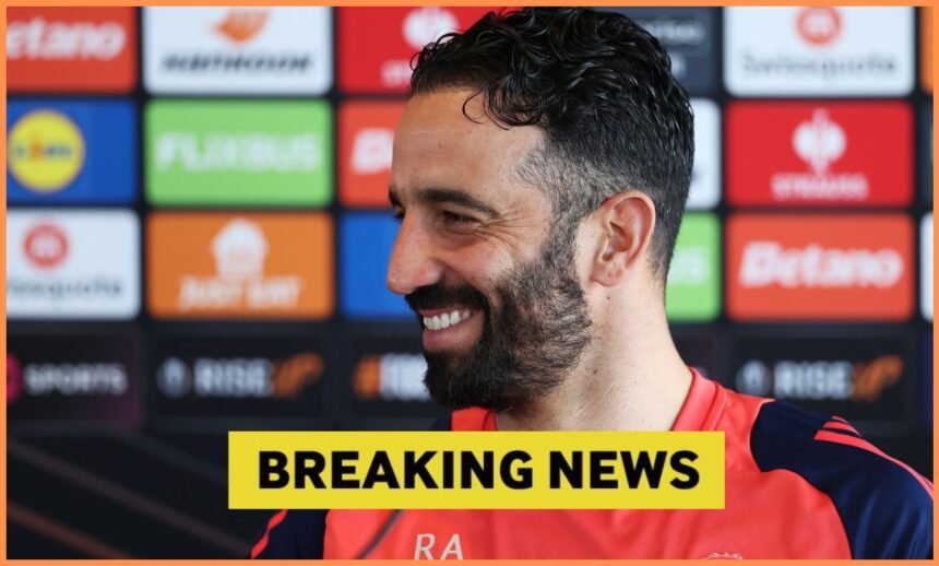 Man United manager Ruben Amorim