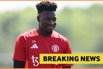 Andre Onana in training