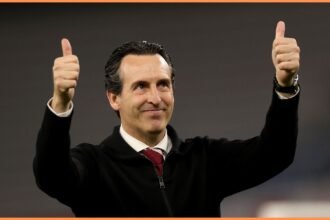 Aston Villa manager Unai Emery