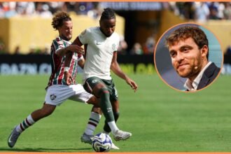 Christopher Nkunku in action for Chelsea at the Club World Cup
