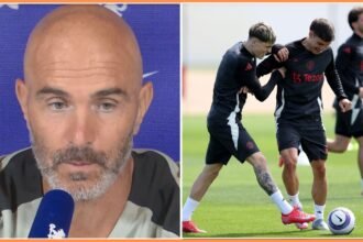 Enzo Maresca and Alejandro Garnacho