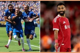 Cole Palmer and Mohamed Salah