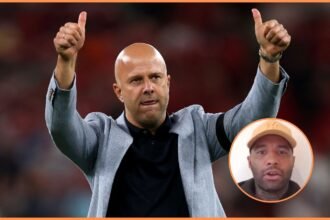 Arne Slot and Jermaine Pennant